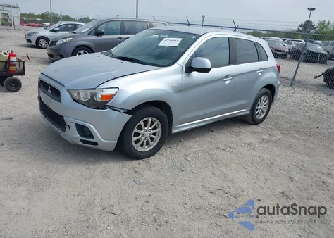 2012 Mitsubishi Outlander Sport Es from USA, damaged, VIN JA4AP3AUXCZ011861